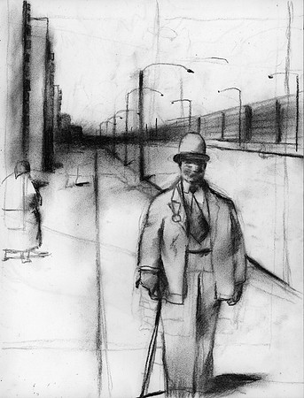 Man Wearing War Medal, Leningrad