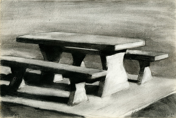 Picnic Table in the Sun, Fort Smith, Arkansas