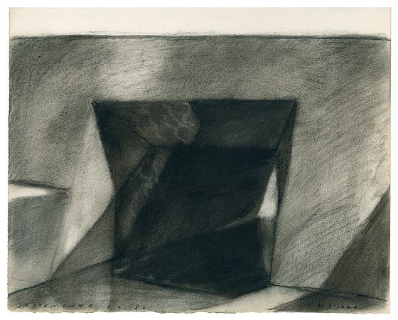 Sketch for Billy Joel Album "The Bridge,"  Sacramento, California