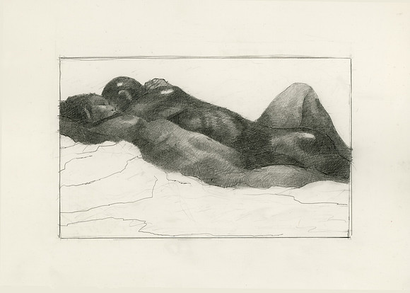Sketch for Ribald Classic, Playboy  Magazine