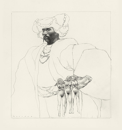 Harem, Sketch for Ribald Classic, Playboy