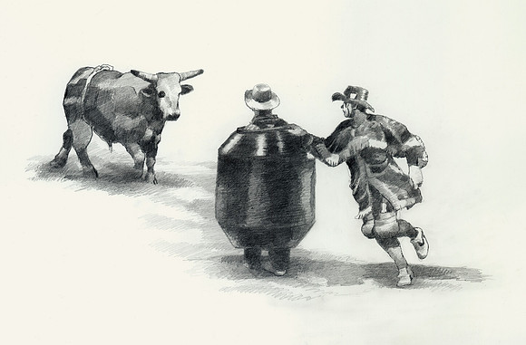 Rounding the Barrrel Man