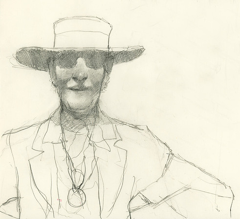 Sketch for "California C's," Playboy